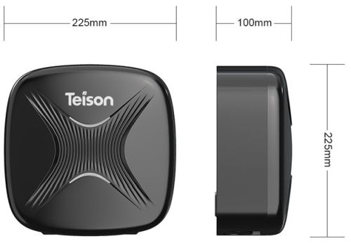 4-TEISON Smart Wallbox Type2 11kw Wi-Fi EV kabel